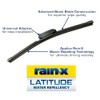 Rain-X 810168 Latitude 2 en 1 limpiaparabrisas repelentes al agua,