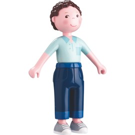 HABA Little Friends Dad Michael - 4.5" Bendy Doll Figure