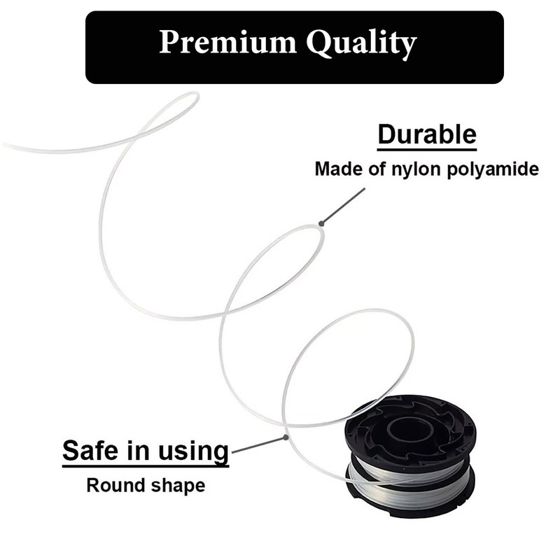 Dxyue 9 Pack DF-065 Replacement String Trimmer Spool for Black
