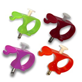 Hisew 3-in-1 Hand Sewing Tools Set - Needle Puller, Sewing Thimble and Thread Cutter All in One - （Randomly of Two Colors)(2pcs）