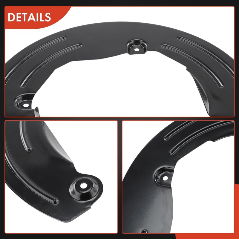 A-Premium Front Passenger Side Brake Dust Shield Compatible with Ram