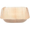 Eco-Gecko 4" SQUARE Palm Leaf bowl / 100 ct. case