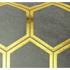 Red Rainbow 4 Pack of Gold Metallic Velvet Cushion Covers