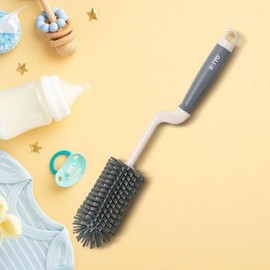 Flat Head Rotating Baby Bottle & Tumbler Cleaning Brush Bottle Cleaning Bottle Brush