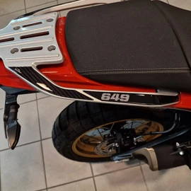 Resin Bike Motorcycle 3D Sticker Compatible with Moto Morini X-Cape 650 2023 2022. Passenger Handles Motorcycle Protection from Bumps and Scratches. Resin Stickers - Gadget Moto