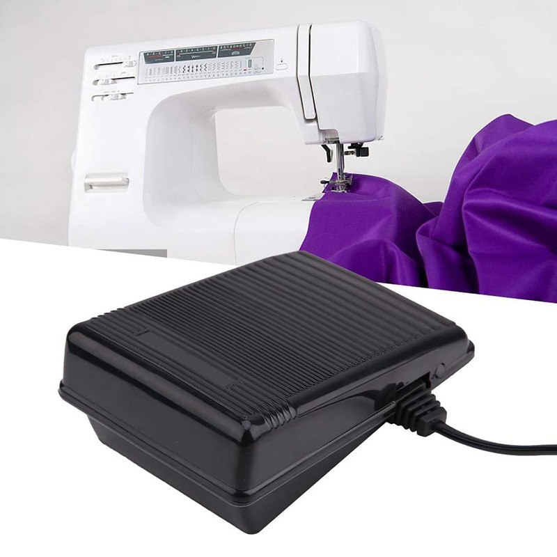 DeJivsin Electronic Foot Control Sewing Machine (EU Plug), Overlock Sewing