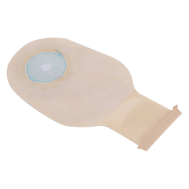10pcs Disposable Colostomy Bag Soft Skin Friendly Colostomy Pouch Bag(Open