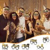 SEPGLITTER New Year's Eve Glasses, 24 Pieces Happy New Year