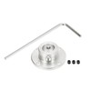 uxcell 2個11mmフランジカップリングコネクター剛性ガイドモデルカプラーアクセサリーシャフト軸部品 ミニ六角レンチおよび固定ネジ付き DIY RCモデルモーター用