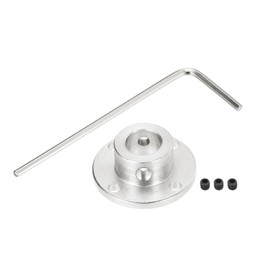 uxcell 2個11mmフランジカップリングコネクター剛性ガイドモデルカプラーアクセサリーシャフト軸部品 ミニ六角レンチおよび固定ネジ付き DIY RCモデルモーター用