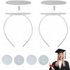 Graduation Cap Headband Secures Your Grad Cap Upgrade Insert Hairstyle