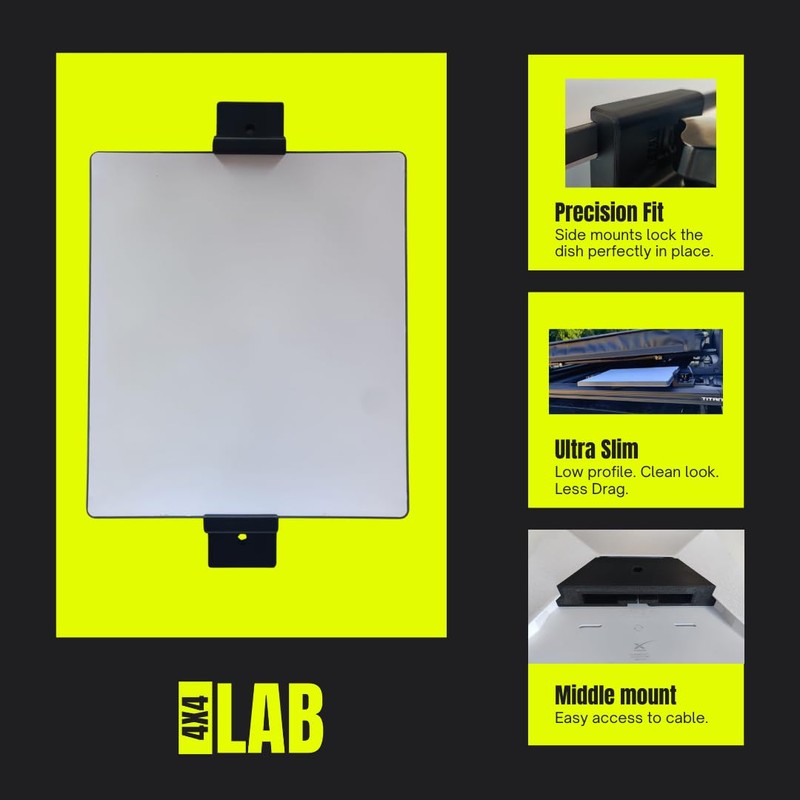 Starlink Mini Flat Roof Rack Mount | 4x4 LAB Australian