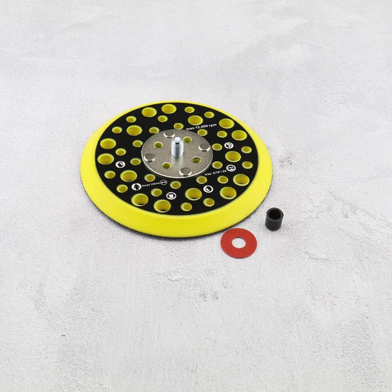 125mm 5 Inch Backing Pad Compatible with Mirka Ceros/Deros 44