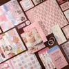 Draupnir Pink Cute Kawaii Scrapbook Kit(348pcs), Bullet Junk Journal Kit