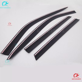 Motorebox  Smoked Window Door Visor Rain Sun Guard 4Pcs for Hyundai  Palisade 2019~2024