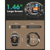 DEKELIFE Men's Military Smartwatch with Phone Function, 1.46 Inch Watches