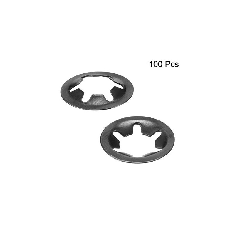 sourcing map Pack of 100 M3 Star Lock Washers 2.5