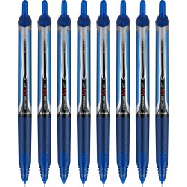 Bolígrafos Tinta Líquida Recargables 0.5 Mm Rojos 8 Unidades Color Del Exterior Azul