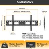 CondoMounts TVF8084 Fixed TV Wall Mount for Steel Stud |