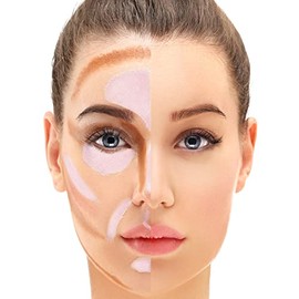 Boobeen Resaltador de maquillaje en barra de resaltador bronceador palo resplandor iluminador de cara resaltado barras de contorno impermeable de larg