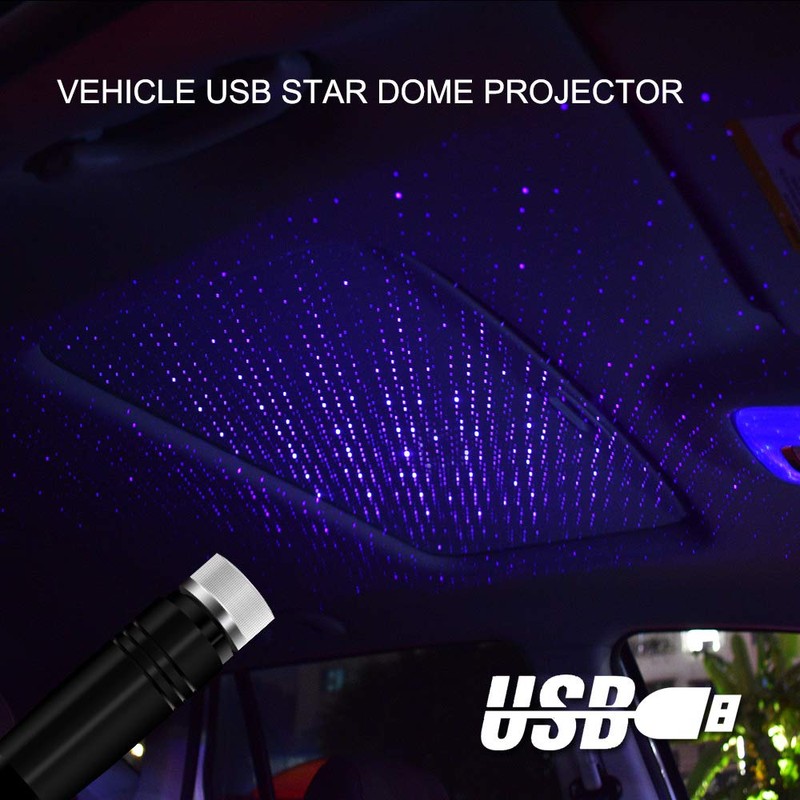 Tiardey Star Night Light Projector,USB Adjustable Romantic Projector Night Light