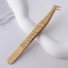 Professional Eyelash Extension Tweezers Stainless Steel High Precision Eyelash Extension Eyebrow Tweezers, 24 18 / 전문 속눈썹 연장용 핀셋 스테인리스 고정밀 속눈썹 연장 눈썹 핀셋, 24 18