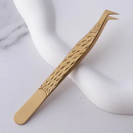 Professional Eyelash Extension Tweezers Stainless Steel High Precision Eyelash Extension Eyebrow Tweezers, 24 18 / 전문 속눈썹 연장용 핀셋 스테인리스 고정밀 속눈썹 연장 눈썹 핀셋, 24 18