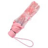 TOPINCN Folding Umbrella with Cherry Blossom Pattern, Pink, for Outdoor