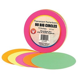 Fluorescent Posterboard Circles