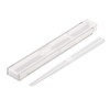 Komori Resin 796262 Monotone Chopsticks & Chopsticks Case Set, S,