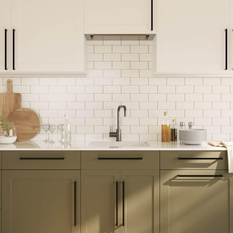 vidaXL Stainless Steel Drawer Handles Black - Modern Design Cabinet