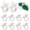 Peacoblue 8PCS Easter Rabbit Napkin Rings, Bunny Table Decor for