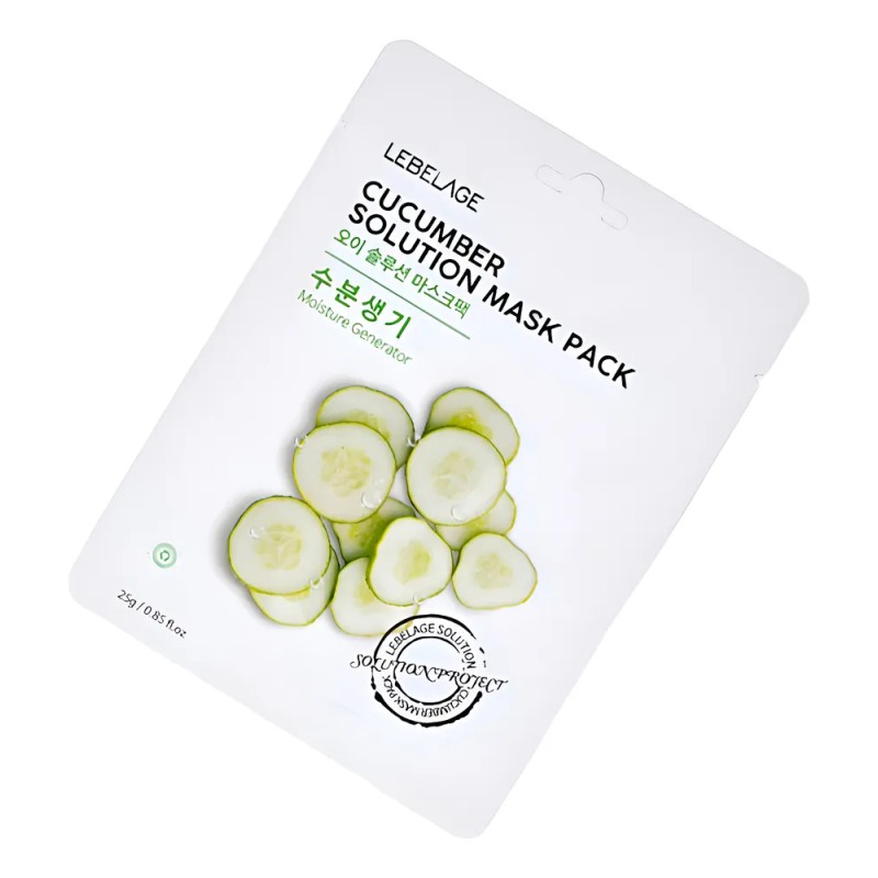 Mascarilla Coreana De Pepino Hidratante Calmante (10pz) Mixta