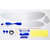 Studio Mid TA-12 Rubber Powered Airplane Round Wings Rubber Powered