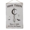 Pacific Trading Vintage Tin Broom Parking Sign