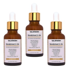 Ácido Tranexamico 5% Para Ojeras Y Manchas Rebeldes (3 Pack) Todo Tipo De Piel Día/noche