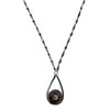 Hidden Hollow Beads Snap Interchangeable Women's Fashion Jewelry Necklace, 18"