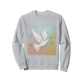 Graceful Peace Dove/pastel/olive branches Sweatshirt