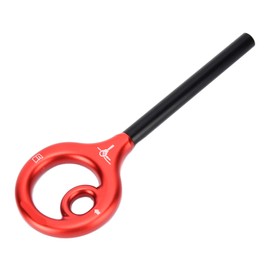9 Shape Rigging Descender Anti Falling Outdoor Rock Climbing Speed Descent EquipmentRed