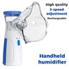Portable Smart Humidifier with Auto-Cleaning & Dual Modes, Rechargeable Handheld