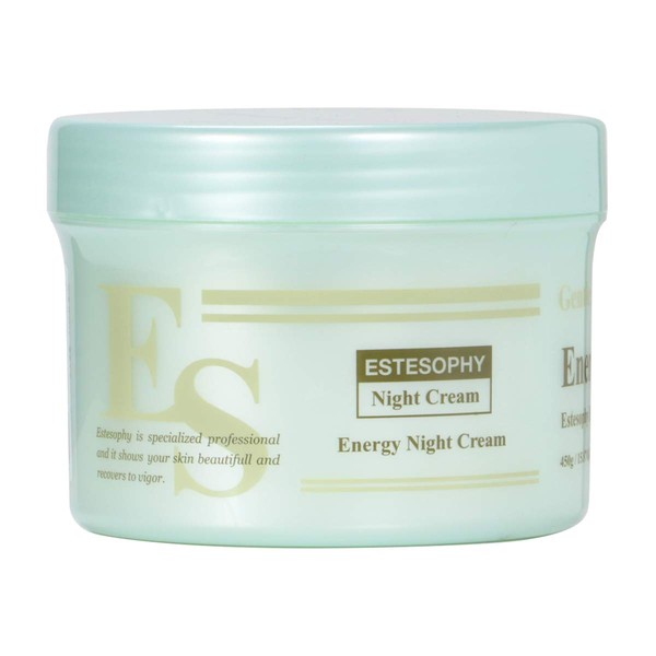 Estesophie Energy Night Cream, 15.2 oz (450 g), Face Cream, Aging Care, Skin Care Cream, Moisture Cream, Moisturizing Cream, Emollient Facial, For Face Commercial Use