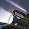 Diving Flashlight Super Bright Flashlight 18000LM Aluminum Alloy IPX8 Waterproof