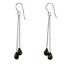 Franki Baker Garnet Gemstone & Sterling Silver Drop Earrings