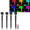 LED Landscape Spotlight Light Waterproof 360° Rotatable 13 Colors High