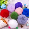 BQTQ 20 Pieces Pompom Faux Fur Ball Pompom for Hat