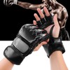 Half Finger Boxing Gloves Punching Bag Open Palms Fighting Kickboxing