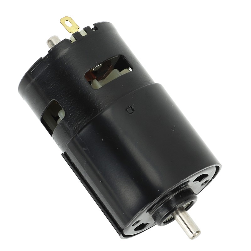 High Torsion DC Motor 12000RPM Round Shaft Fast Speed Red