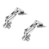 SIQUAR Bisagra Esquinera 165° Tipo Cangrejo Bidimensional 1 Par