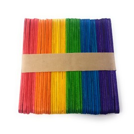 Wooden Lolly Sticks [Mixed, Pack of 50]