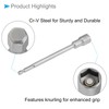 CoCud Magnetic Nut Setter Driver 13mm Socket 1/4" Hex Shank